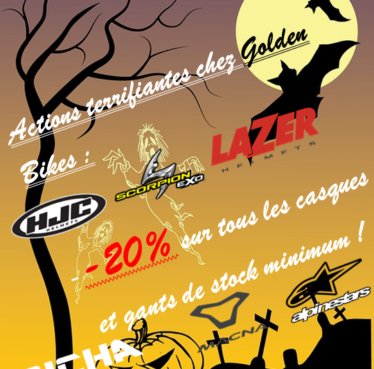 Action Halloween chez Golden Bikes